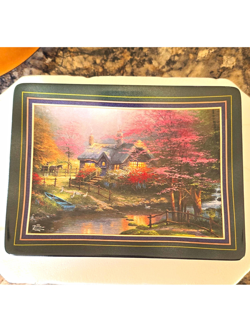 Bradford Exchange Thomas Kinkade Plate Lot 2 Limited Ed. 2604A & 2509S